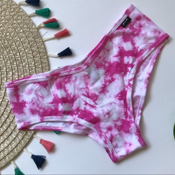 Victoria’s Secret PINK Cotton Cheekster Panty Neon Bubble Tie Dye NEW - Picture 1 of 3